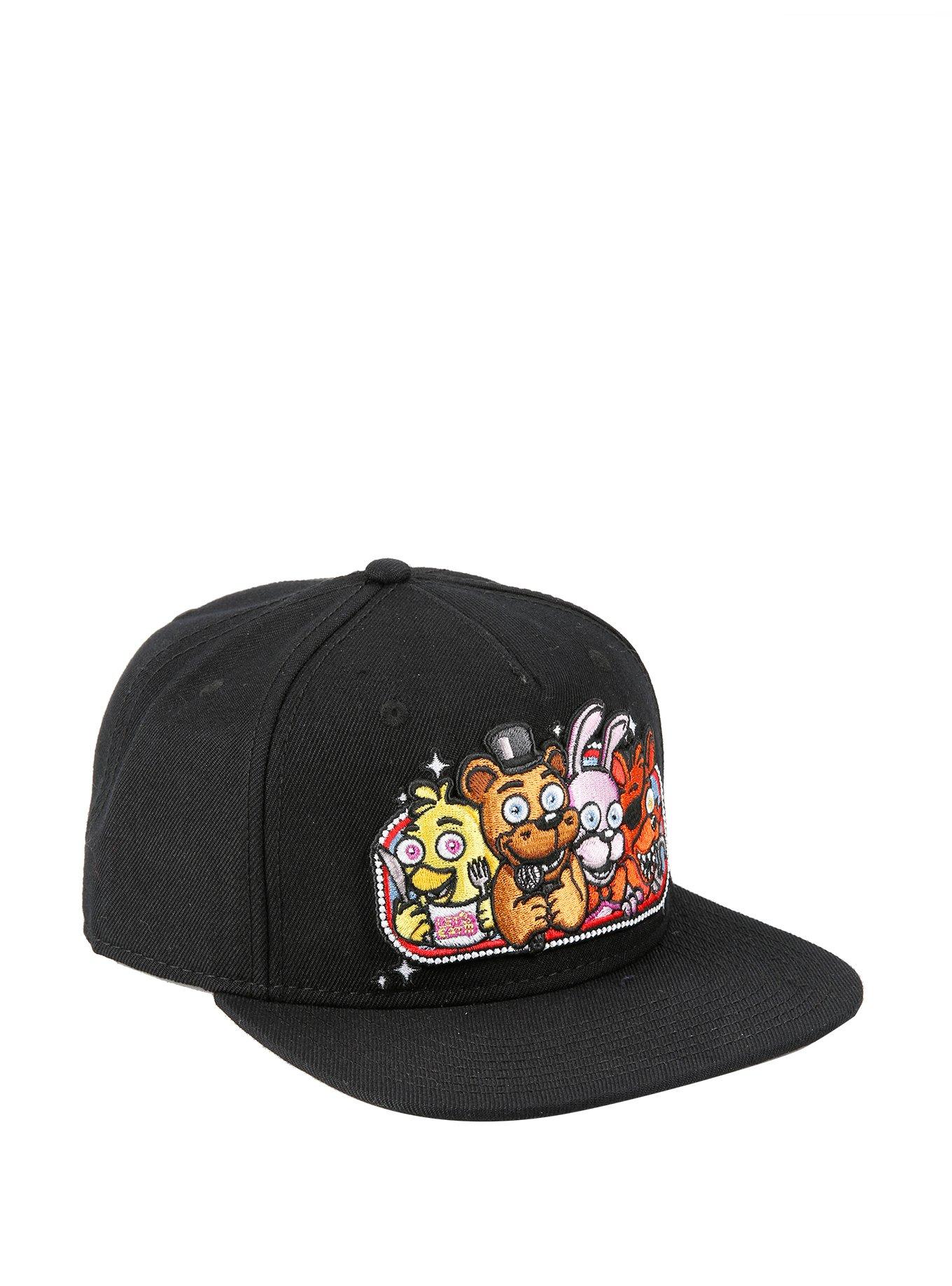 Five Nights At Freddy's Group Lineup Snapback Hat, , hi-res