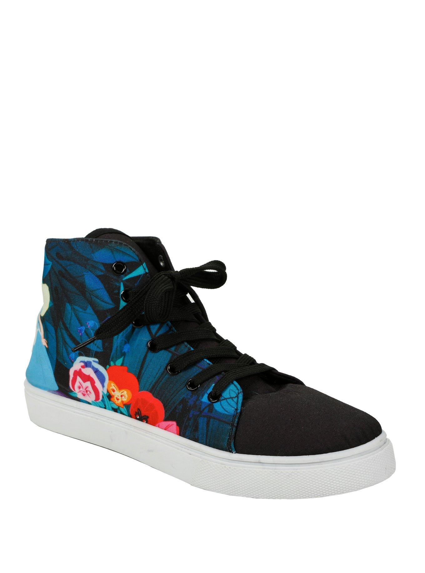 Disney Alice In Wonderland Hi-Top Sneakers, BLUE, hi-res