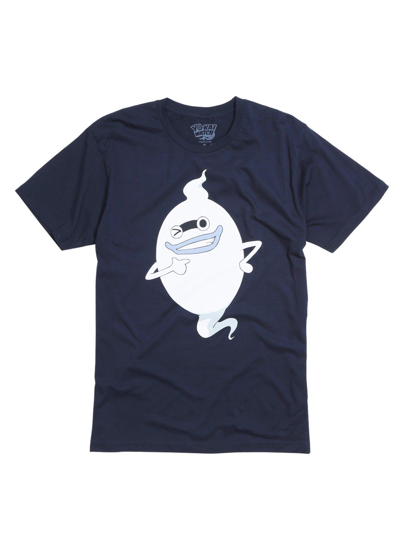 Yo-Kai Watch Whisper Character T-Shirt, NAVY, hi-res