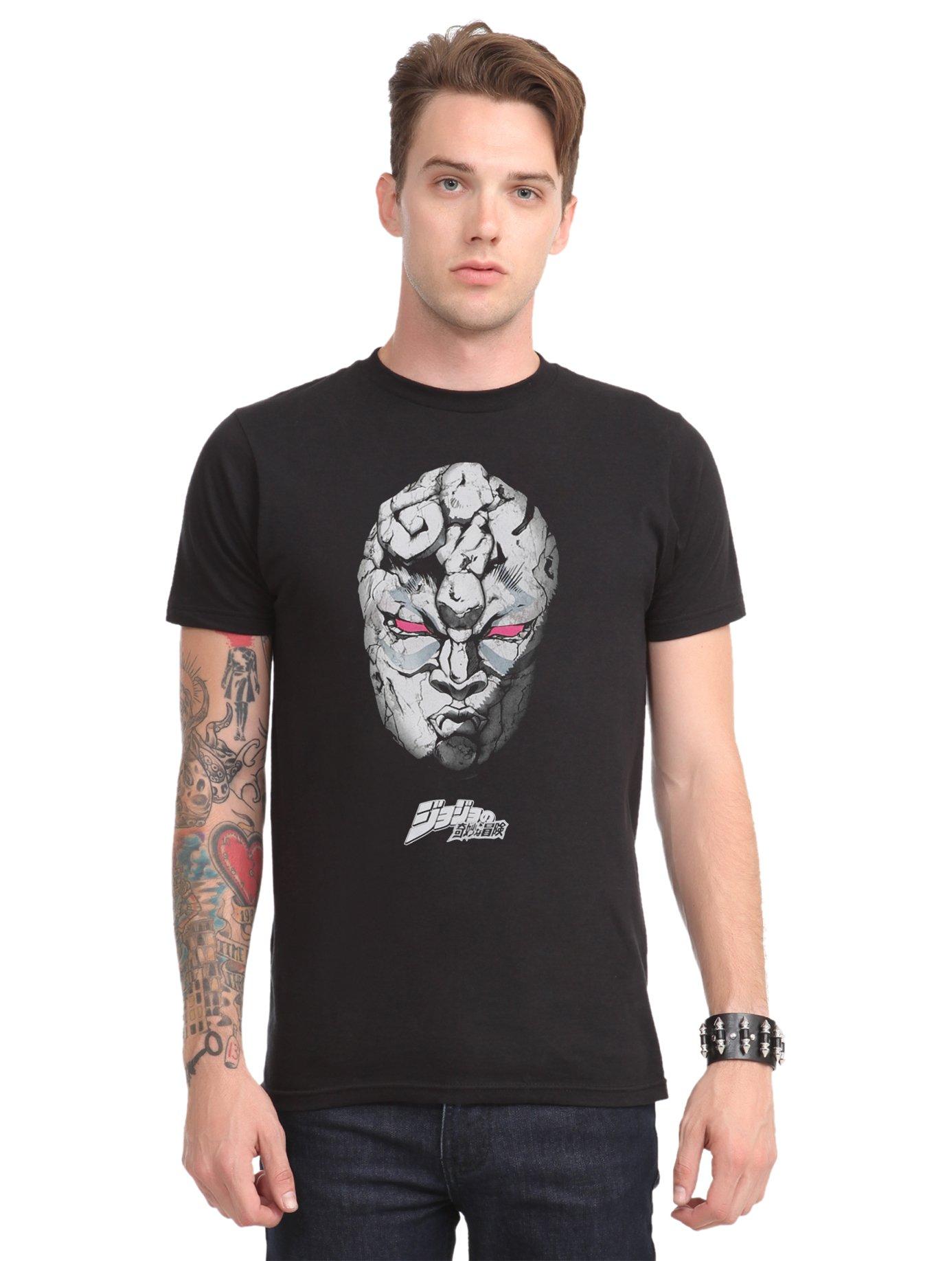 JoJo's Bizarre Adventure Stone Mask T-Shirt, BLACK, hi-res