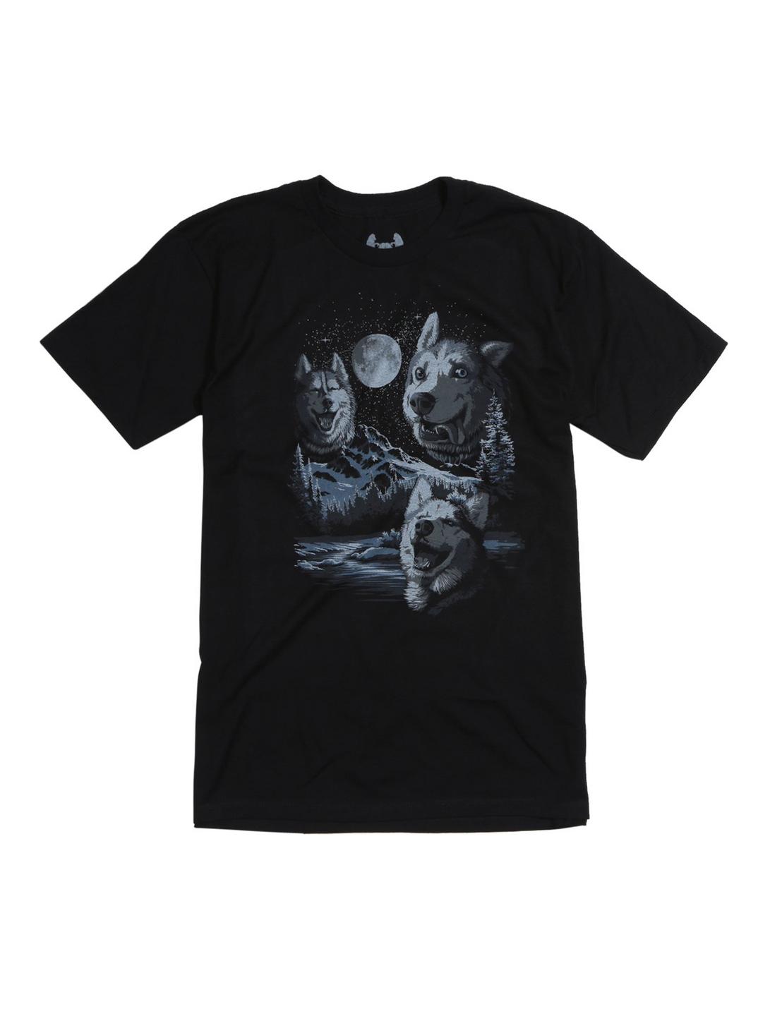 Derp Huskies T-Shirt, BLACK, hi-res