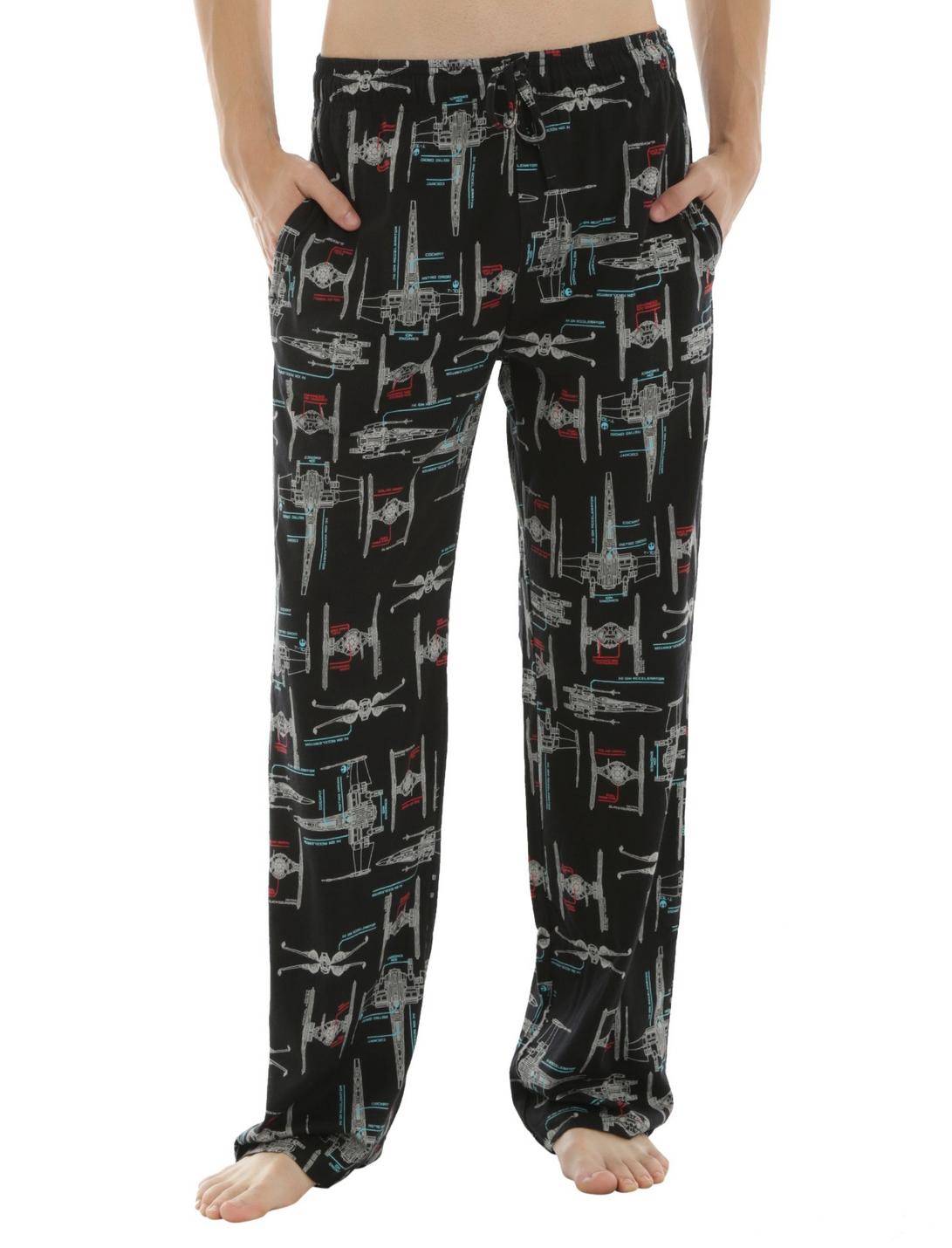 Star Wars Starfighters Guys Pajama Pants, BLACK, hi-res