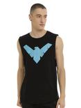DC Comics Nightwing Logo Muscle T-Shirt, BLACK, hi-res