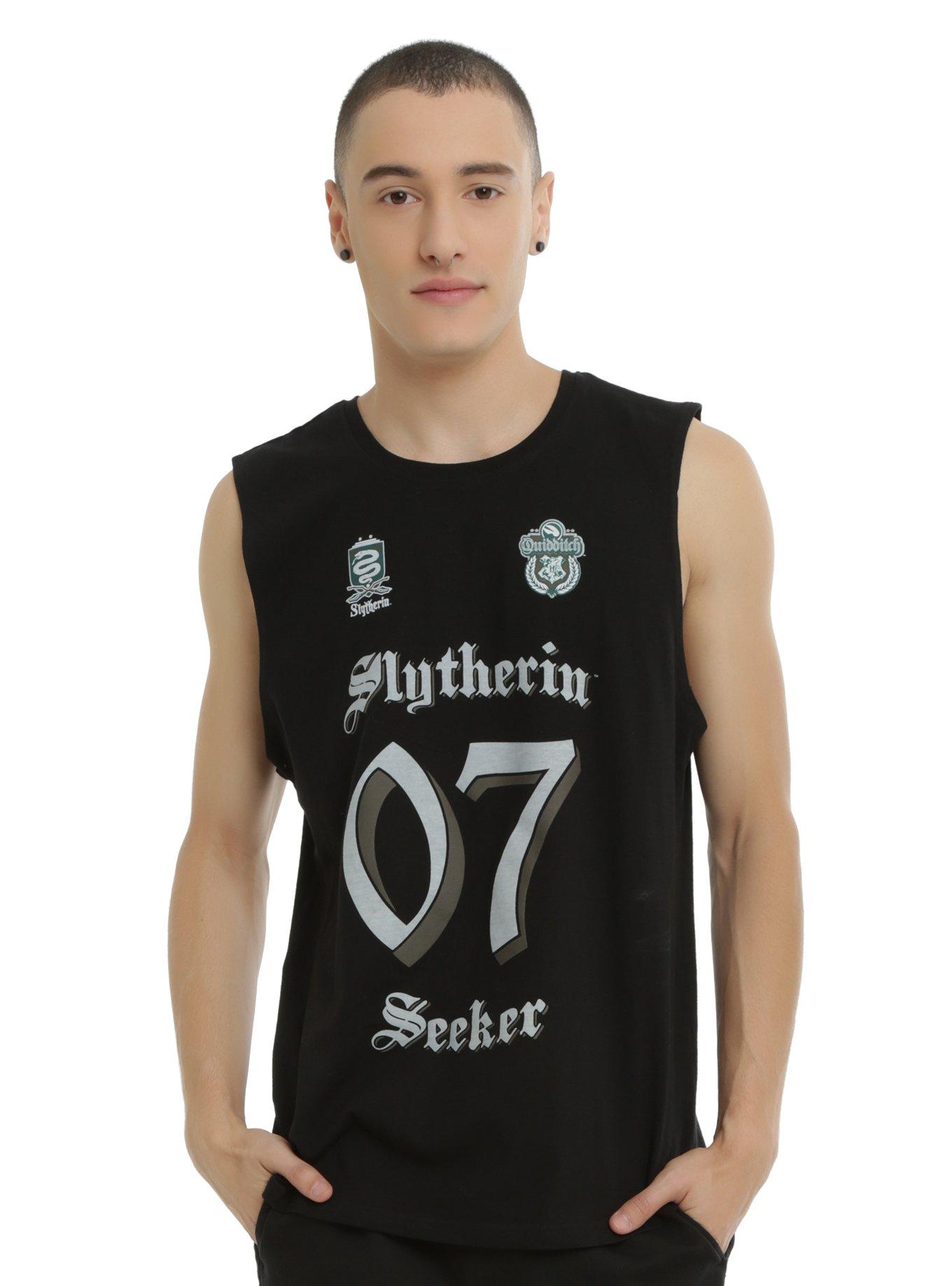 Harry Potter Slytherin Quidditch Muscle T-Shirt, BLACK, hi-res