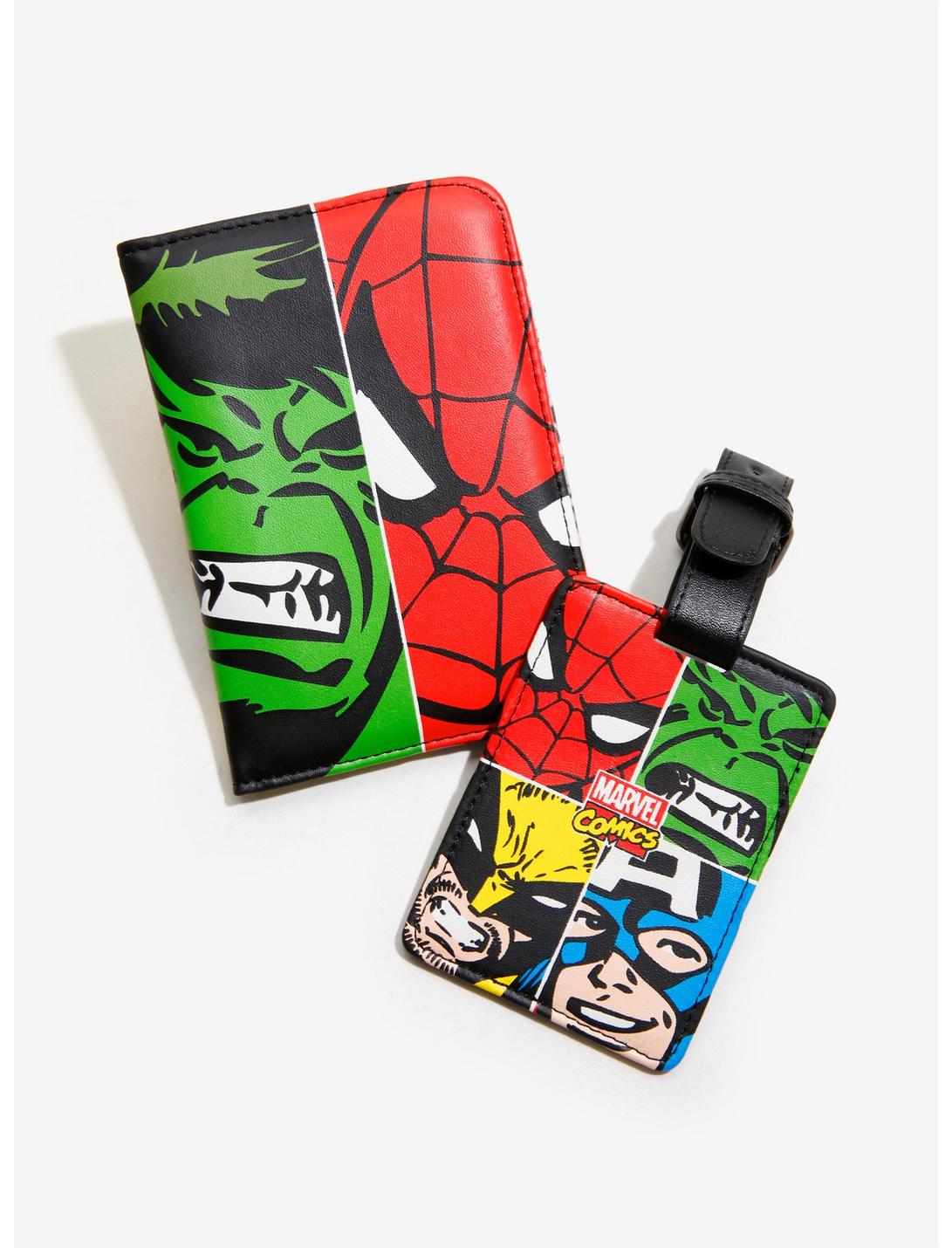 Marvel Passport Cover And Luggage Tag, , hi-res