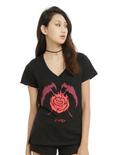 RWBY Ruby Rose Logo Girls T-Shirt, BLACK, hi-res