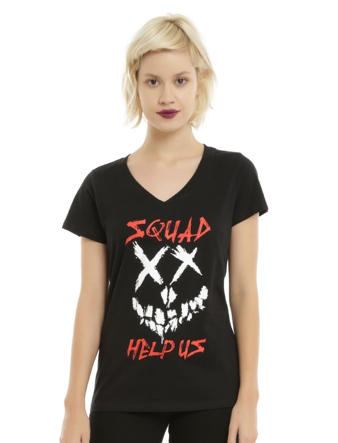 DC Comics Suicide Squad Help Girls T-Shirt, BLACK, hi-res