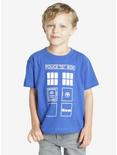 Doctor Who TARDIS Toddler Tee, BLUE, hi-res