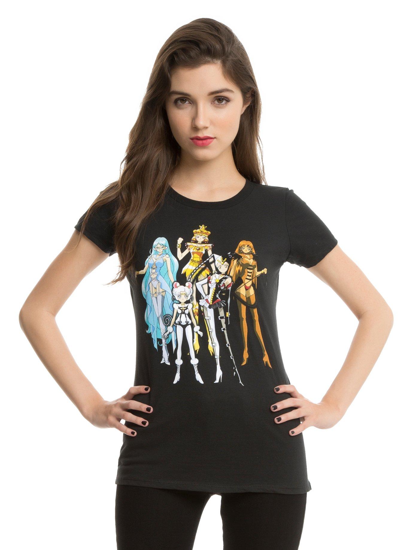 Sailor Moon Villains Girls T-Shirt, BLACK, hi-res