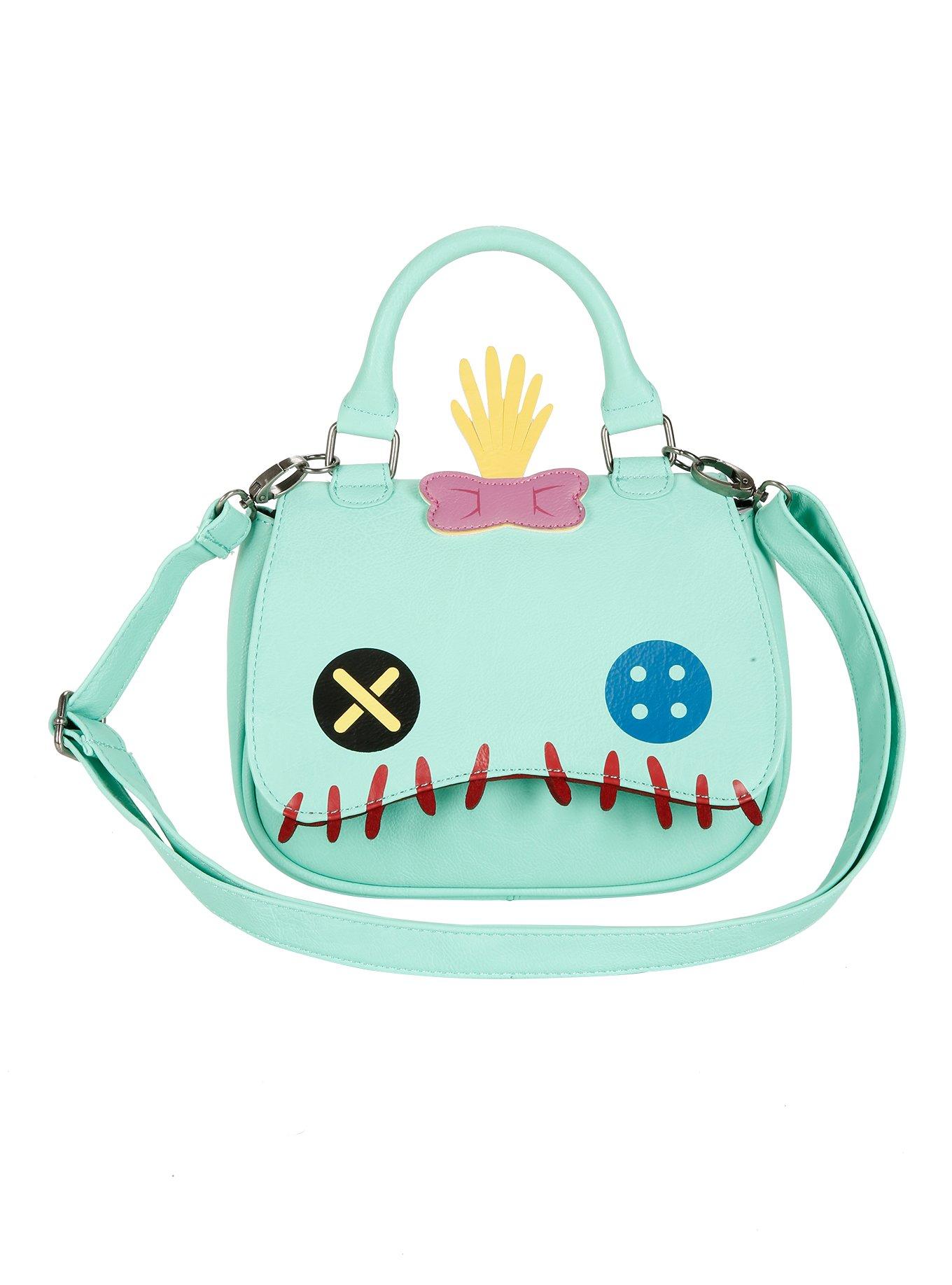 Stitch Gifts Lilo and Stitch Bag Lilo & Stitch Pastel Pink Hand Bag w/ Matching Adjustable Shoulder Strap & Free Matching Gift for New Customers (