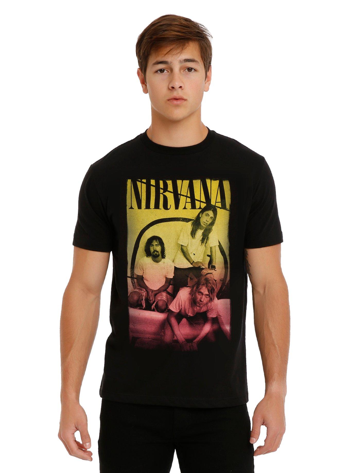 Nirvana Group Photo T-Shirt | Hot Topic