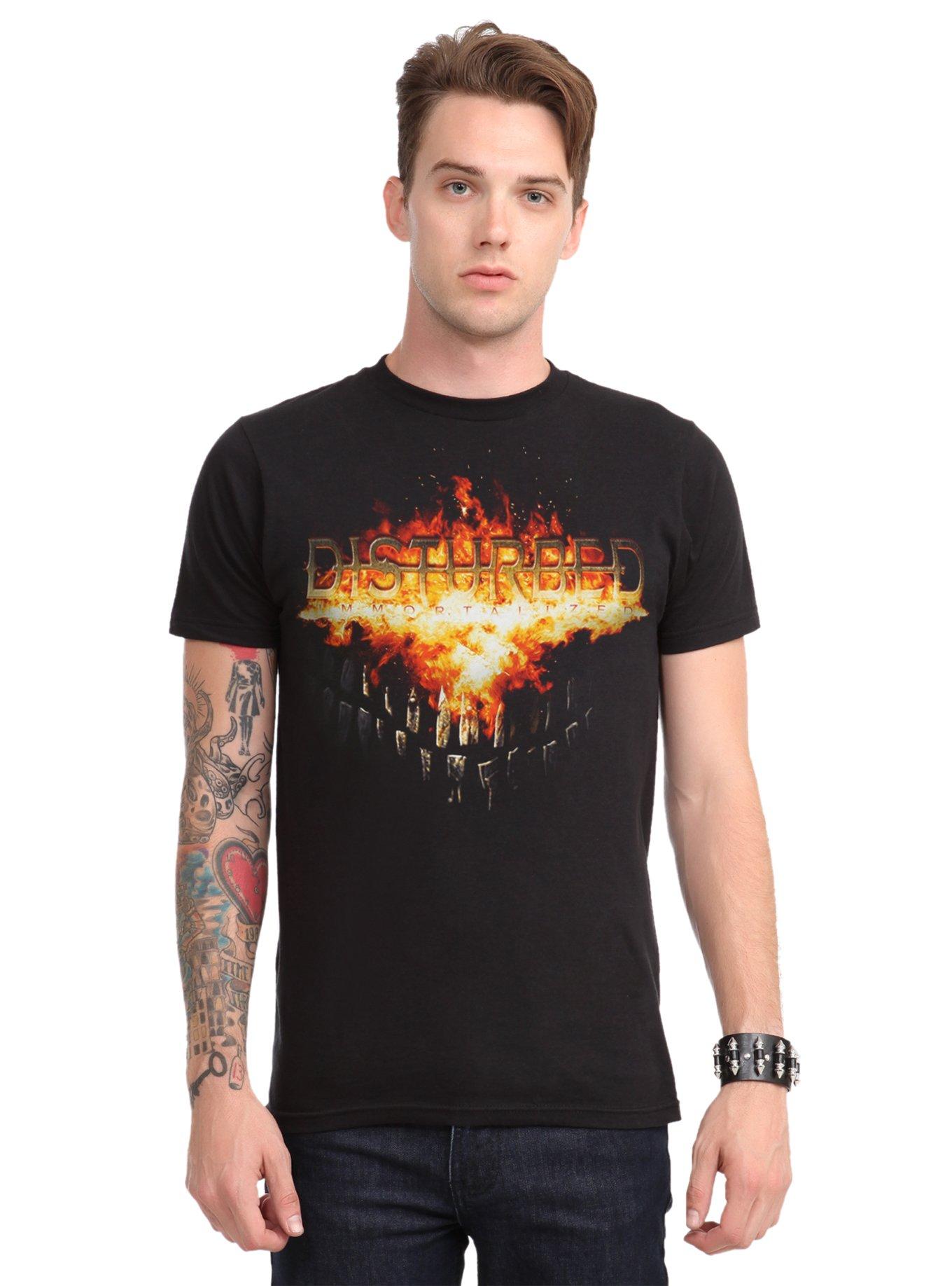 Disturbed Immortalized T-Shirt, BLACK, hi-res