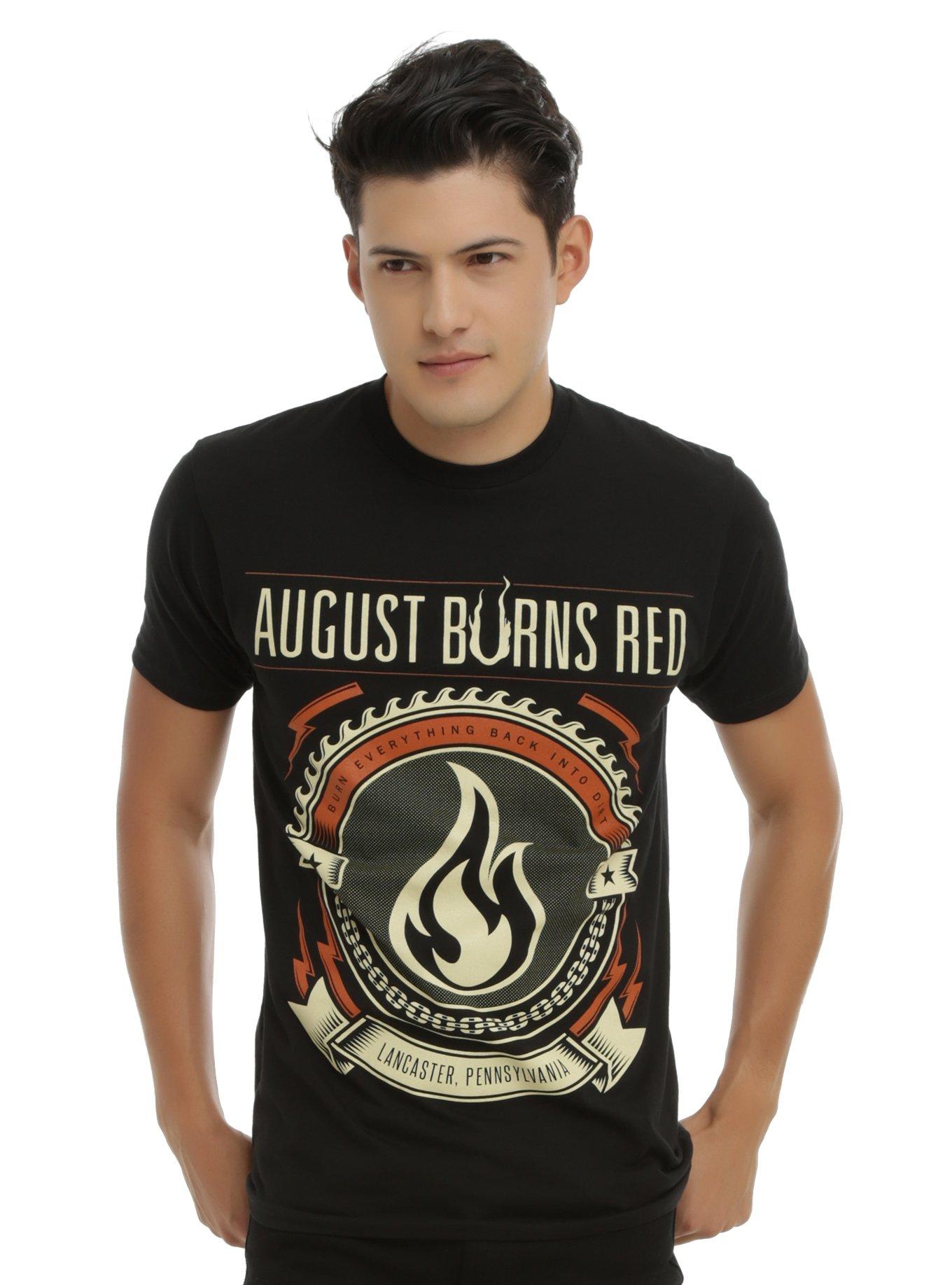 August Burns Red Flame Crest T-Shirt | Hot Topic