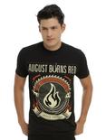 August Burns Red Flame Crest T-Shirt, BLACK, hi-res