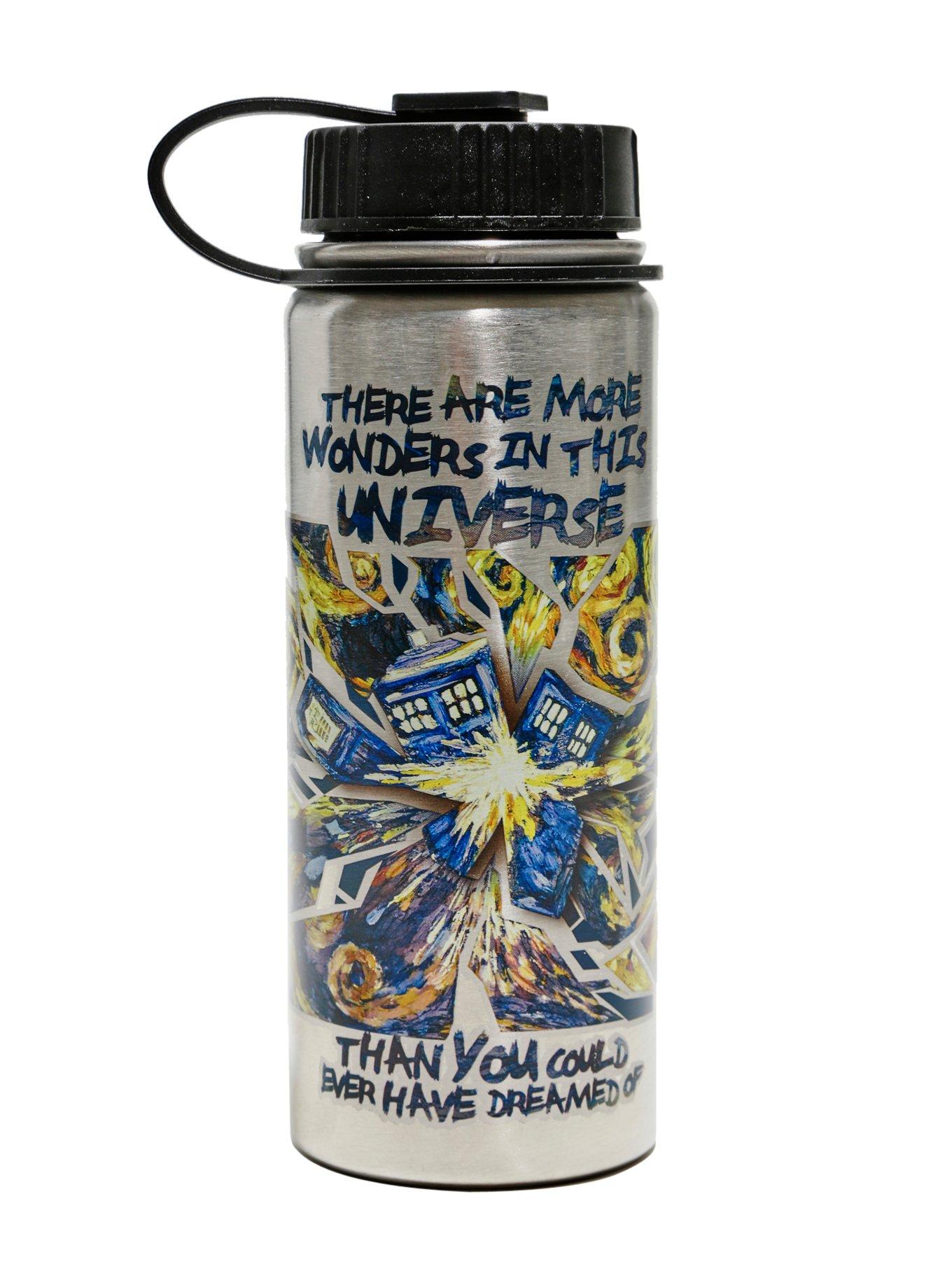 Doctor Who Exploding TARDIS Steel Water Bottle, , hi-res