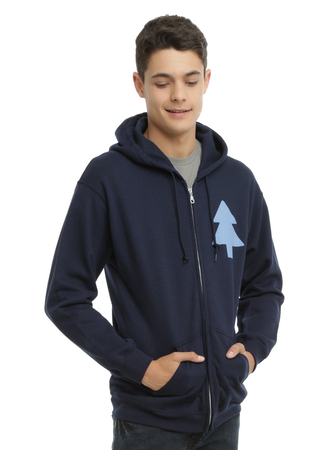 Gravity Falls Tree Logo Hoodie, BLUE, hi-res