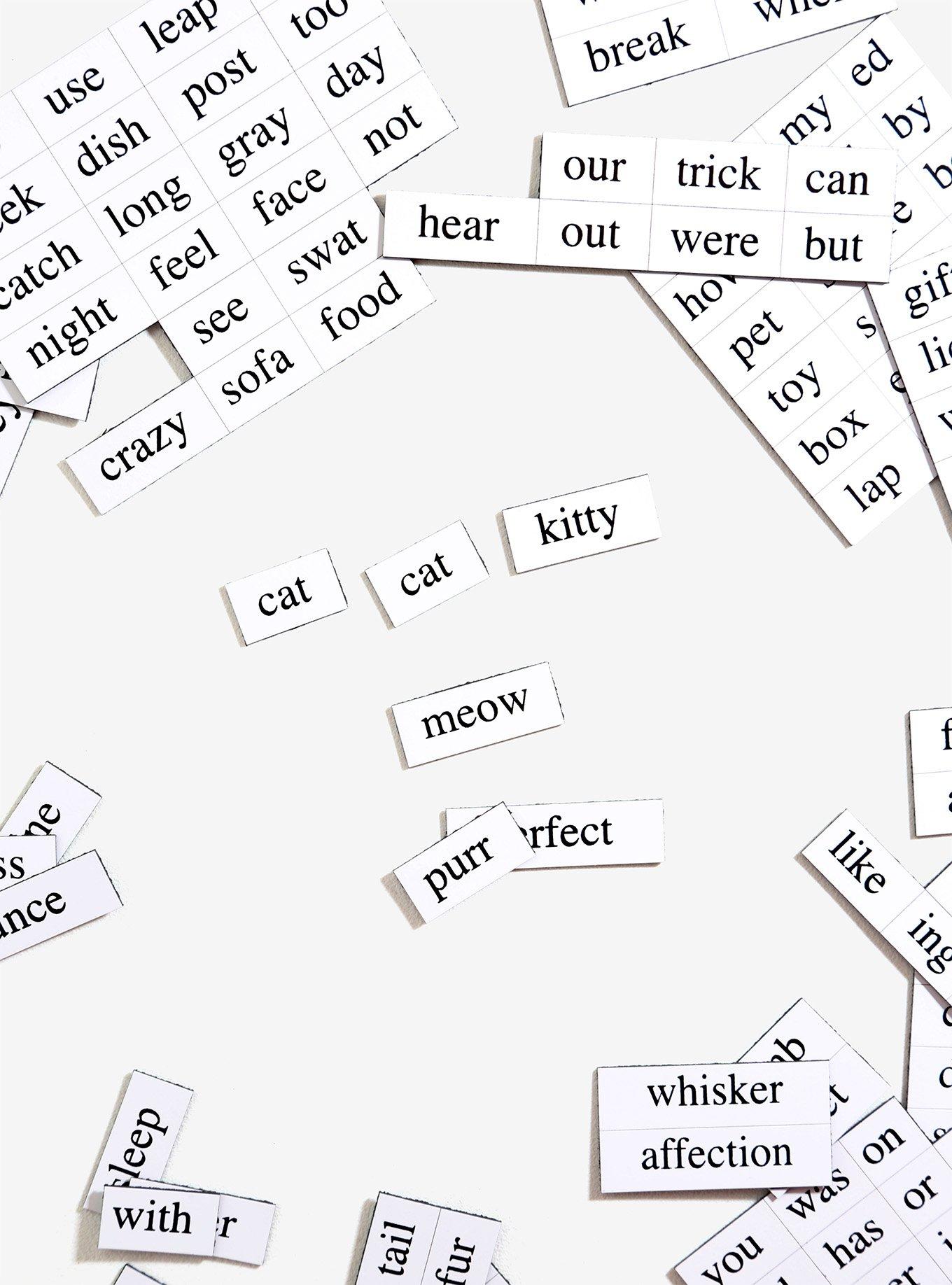 Cat Lover Magnetic Poetry Kit, , hi-res