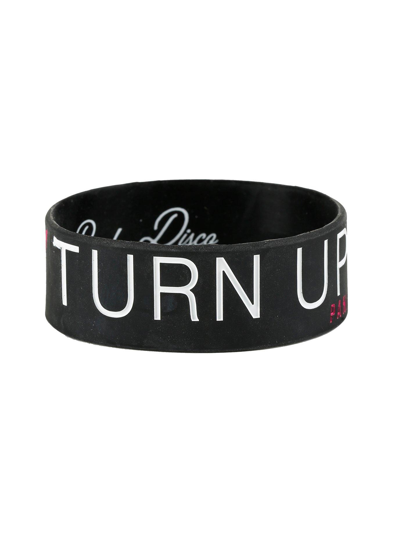 Panic! At The Disco Turn Up The Crazy Rubber Bracelet, , hi-res