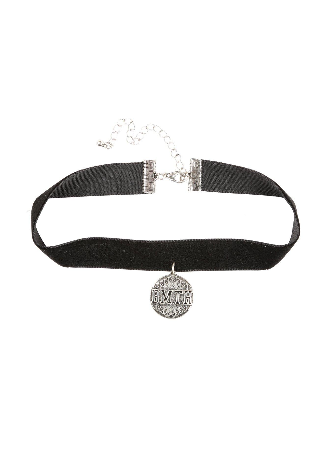 Bring Me The Horizon Black Velvet Choker, , hi-res