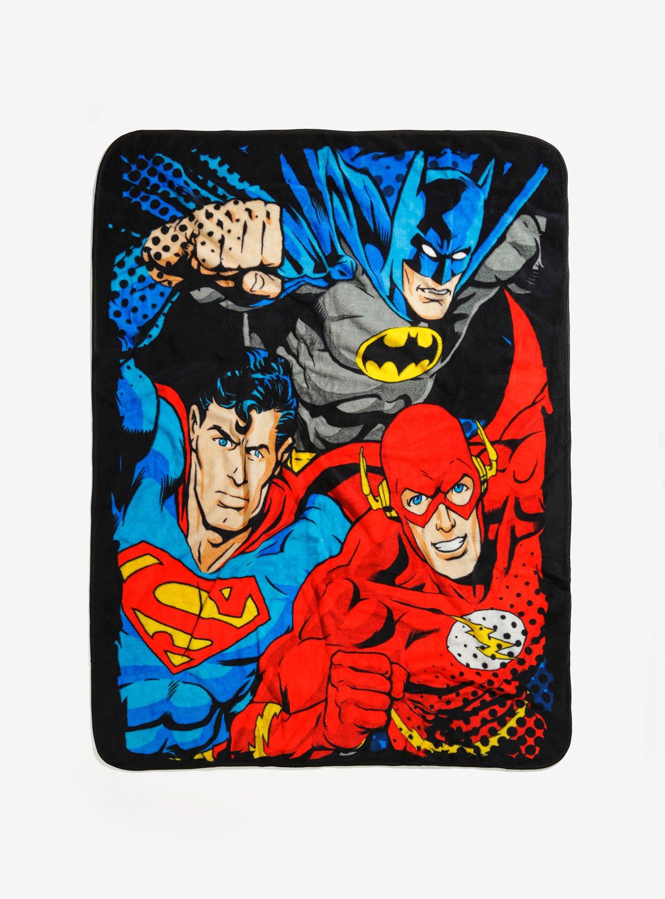 DC Comics Justice League Throw | BoxLunch