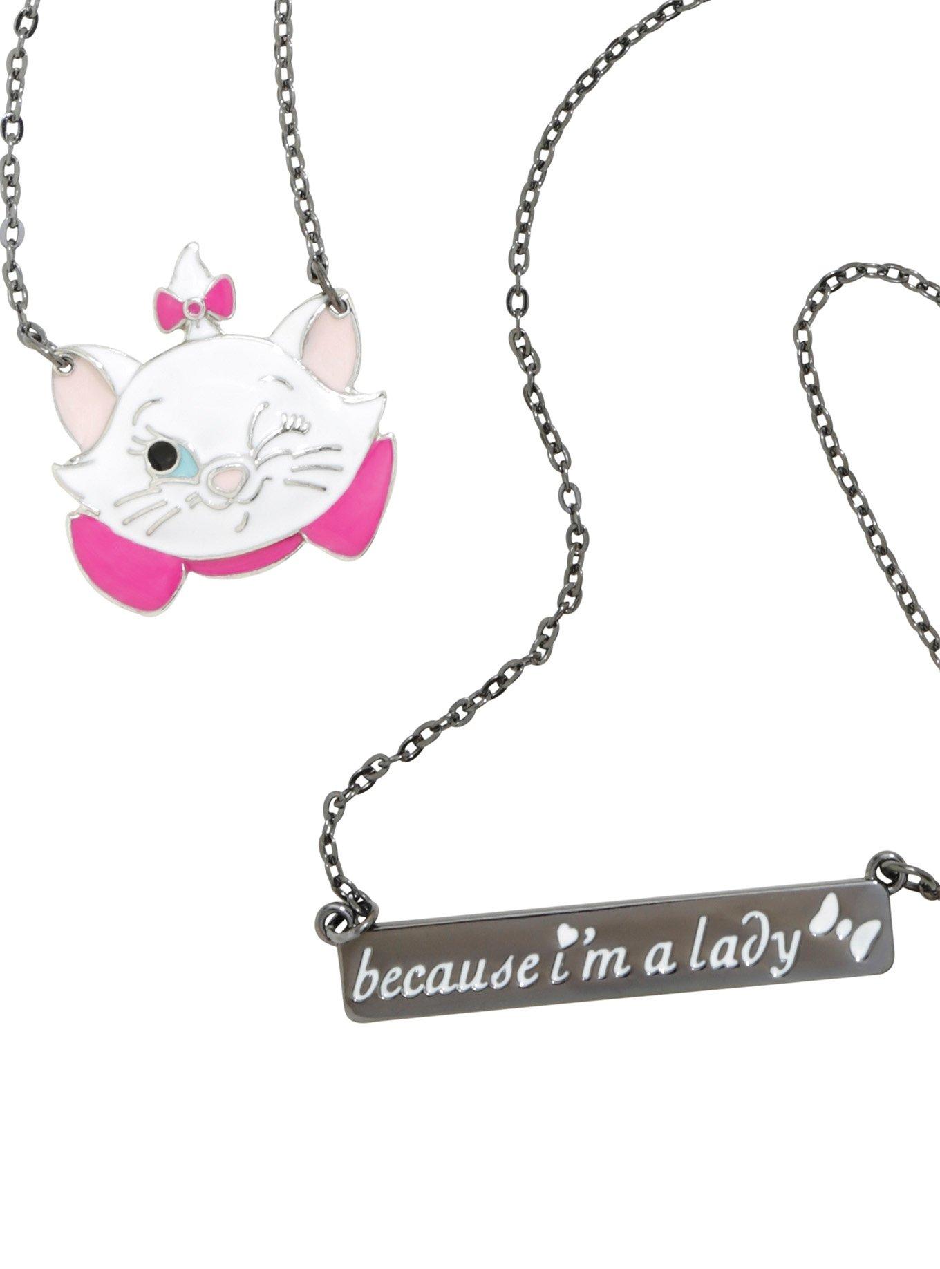 Disney on sale marie necklace