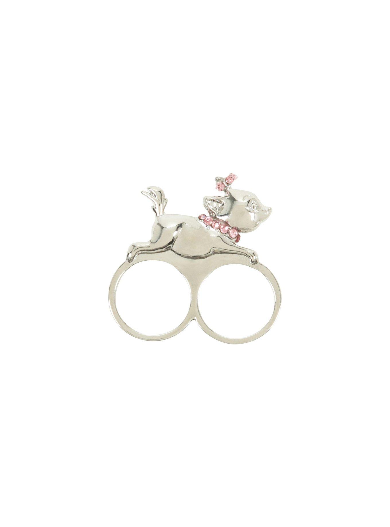 Disney The Aristocats Marie Two-Finger Ring, , hi-res