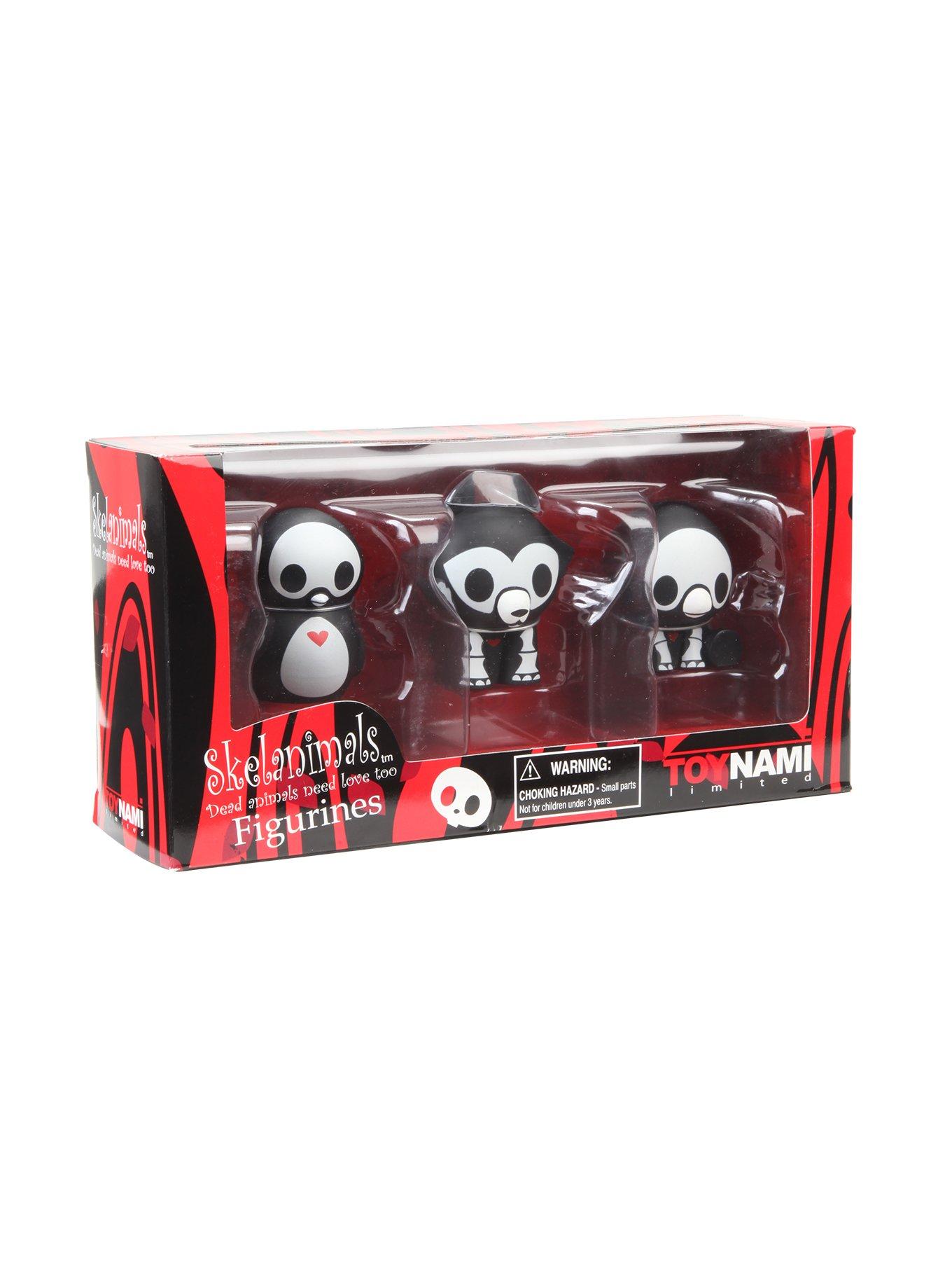 Skelanimals Jae Pen & Pudge Figurines Hot Topic