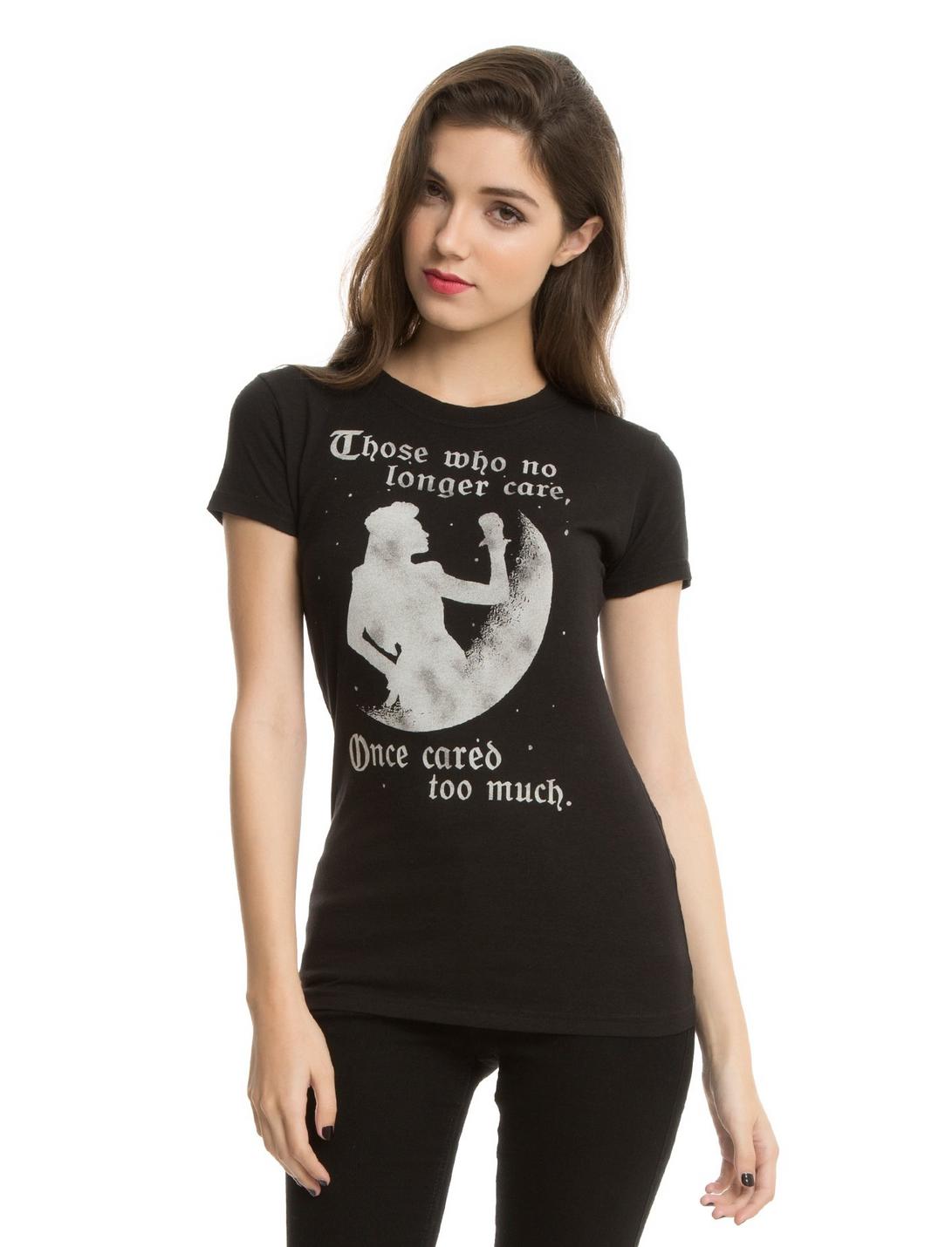 Once Upon A Time Cared Too Much Girls T-Shirt, BLACK, hi-res
