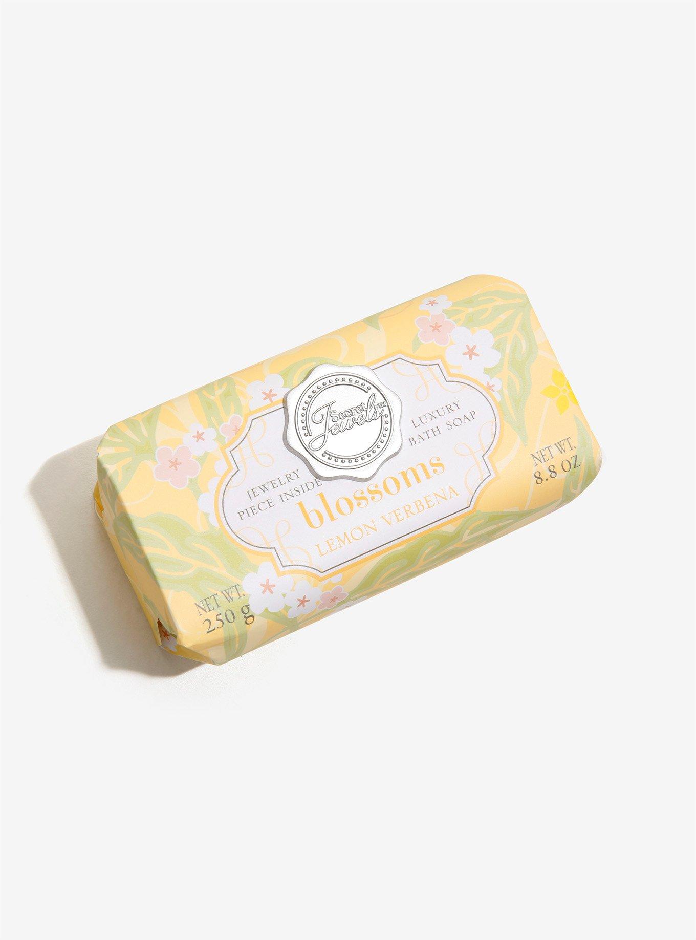 Secret Jewels Lemon Verbena Blossoms Luxury Bath Soap, , hi-res