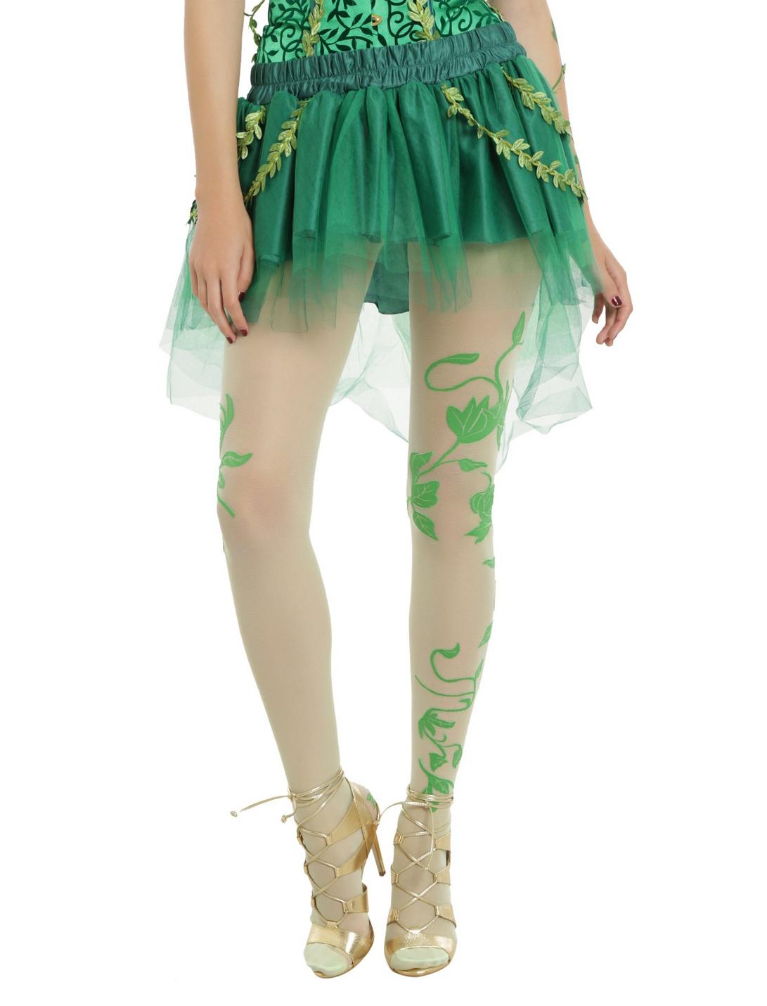 DC Comics Poison Ivy Tulle Cosplay Skirt, GREEN, hi-res