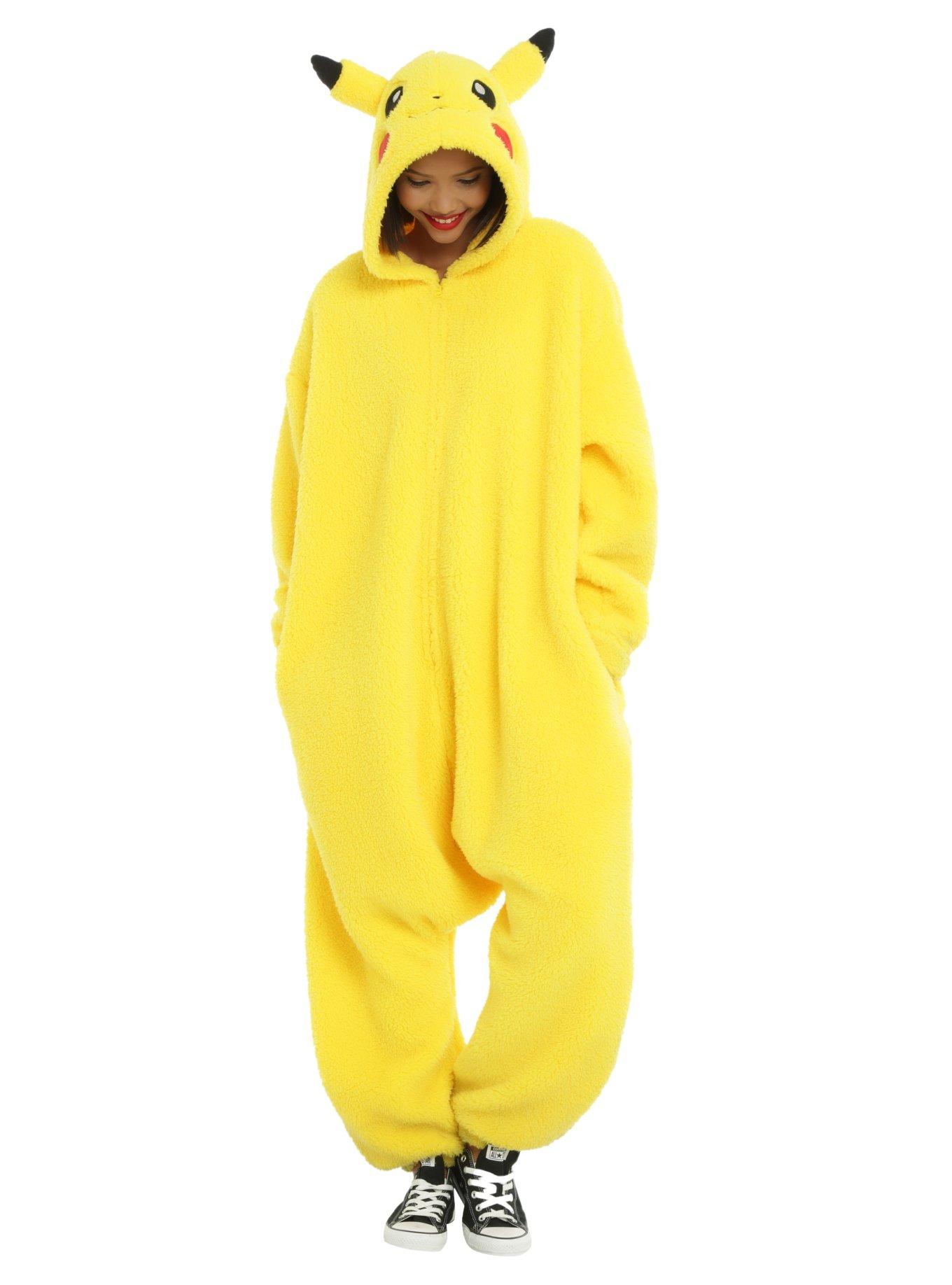 Pokemon Pikachu Onesie Halloween Cosplay Costumes - Ghibli Store