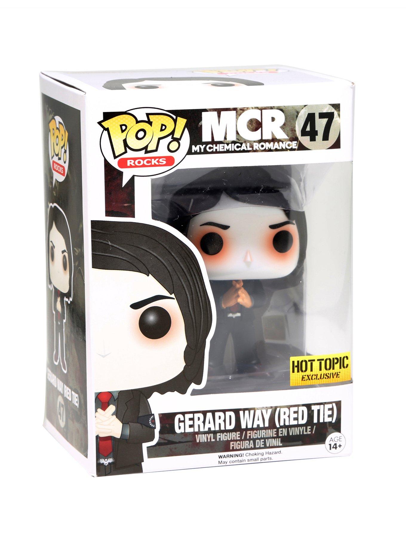 Funko My Chemical Romance Pop! Rocks Gerard Way (Red Tie) Hot Topic Exclusive, , hi-res