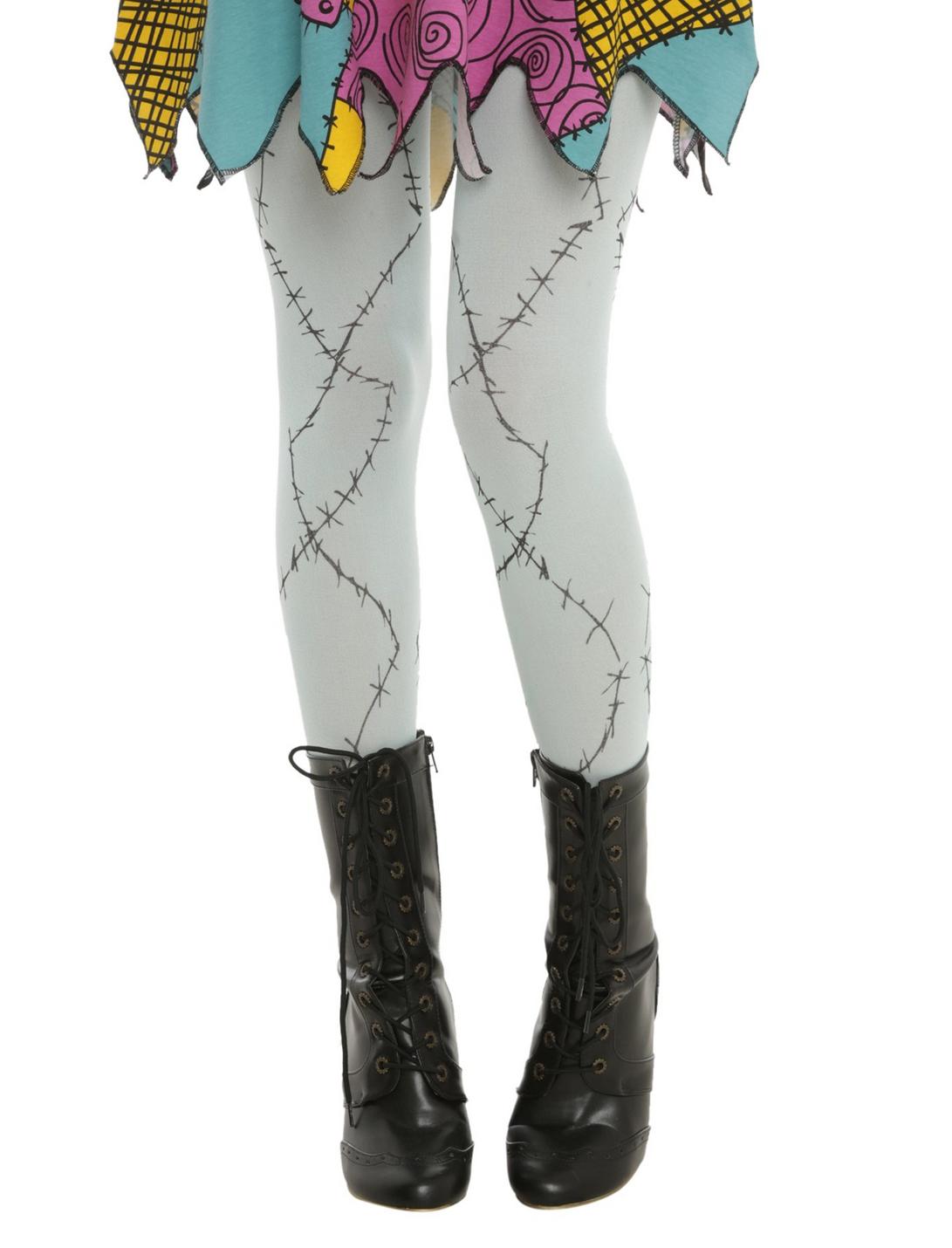 The Nightmare Before Christmas Sally Tights, BLUE, hi-res