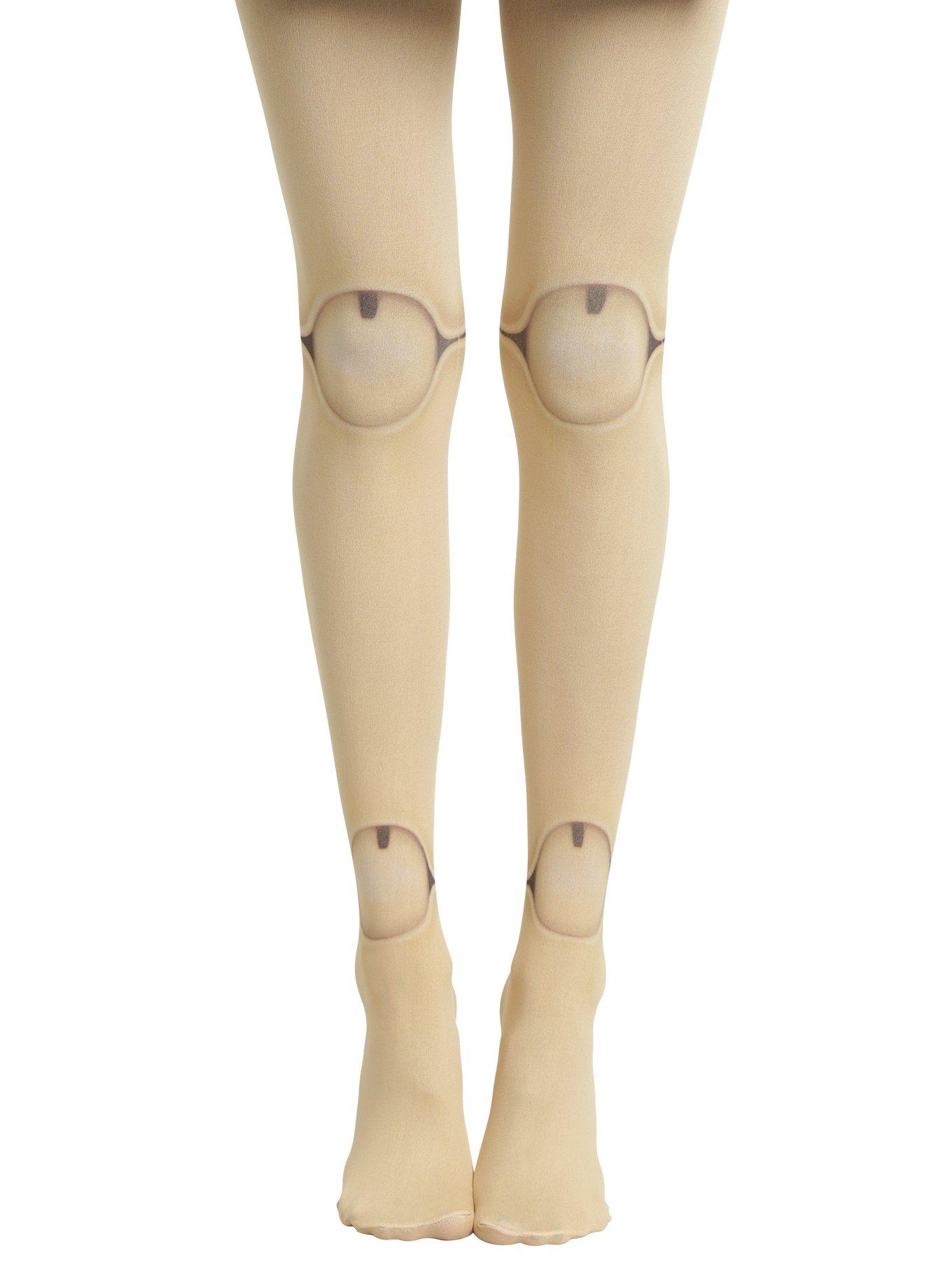 Blackheart Doll Leg Tights, NUDE, hi-res
