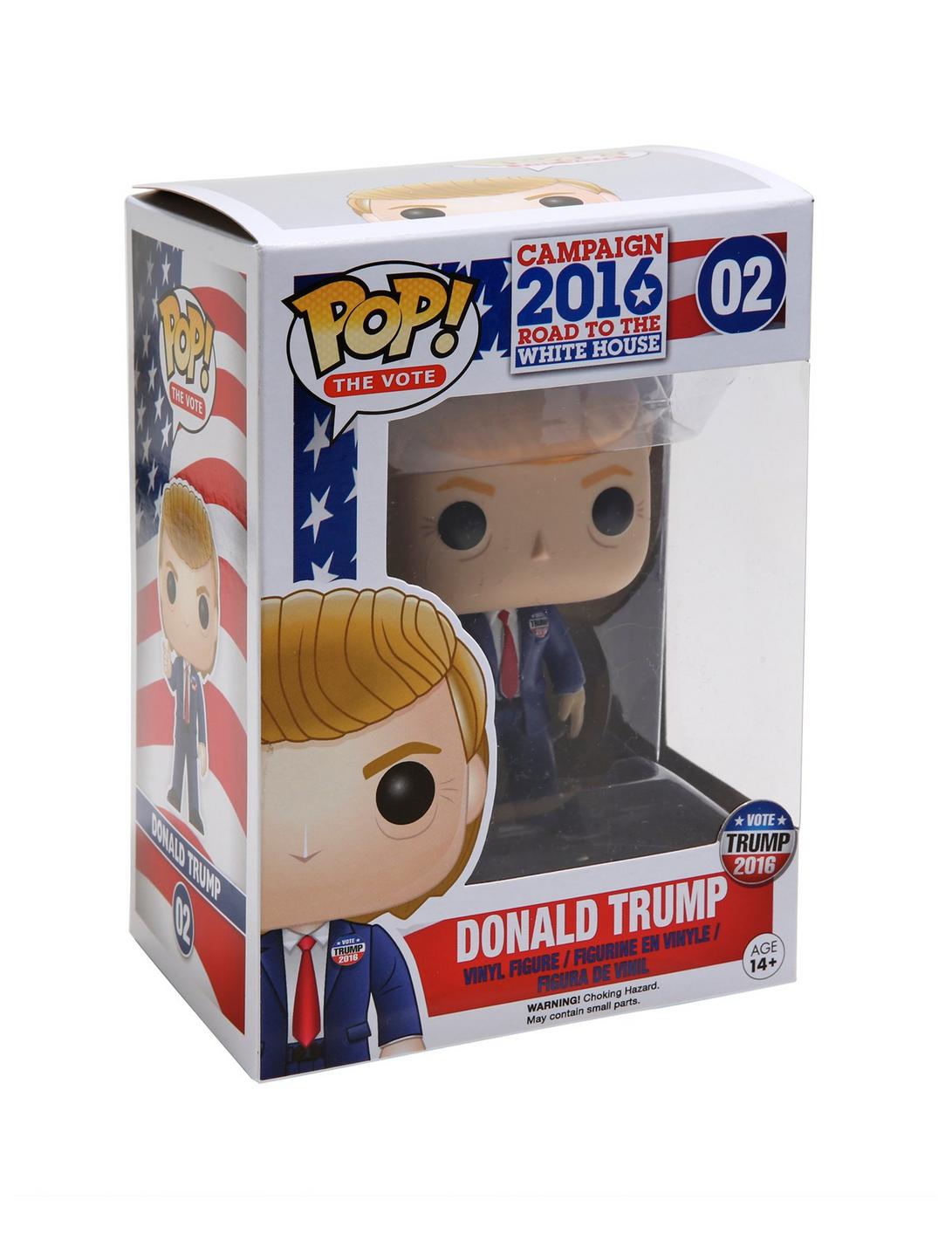 Funko Pop Donald Trump President Campaign 2016 # 02 Vinyl Figure New with Box