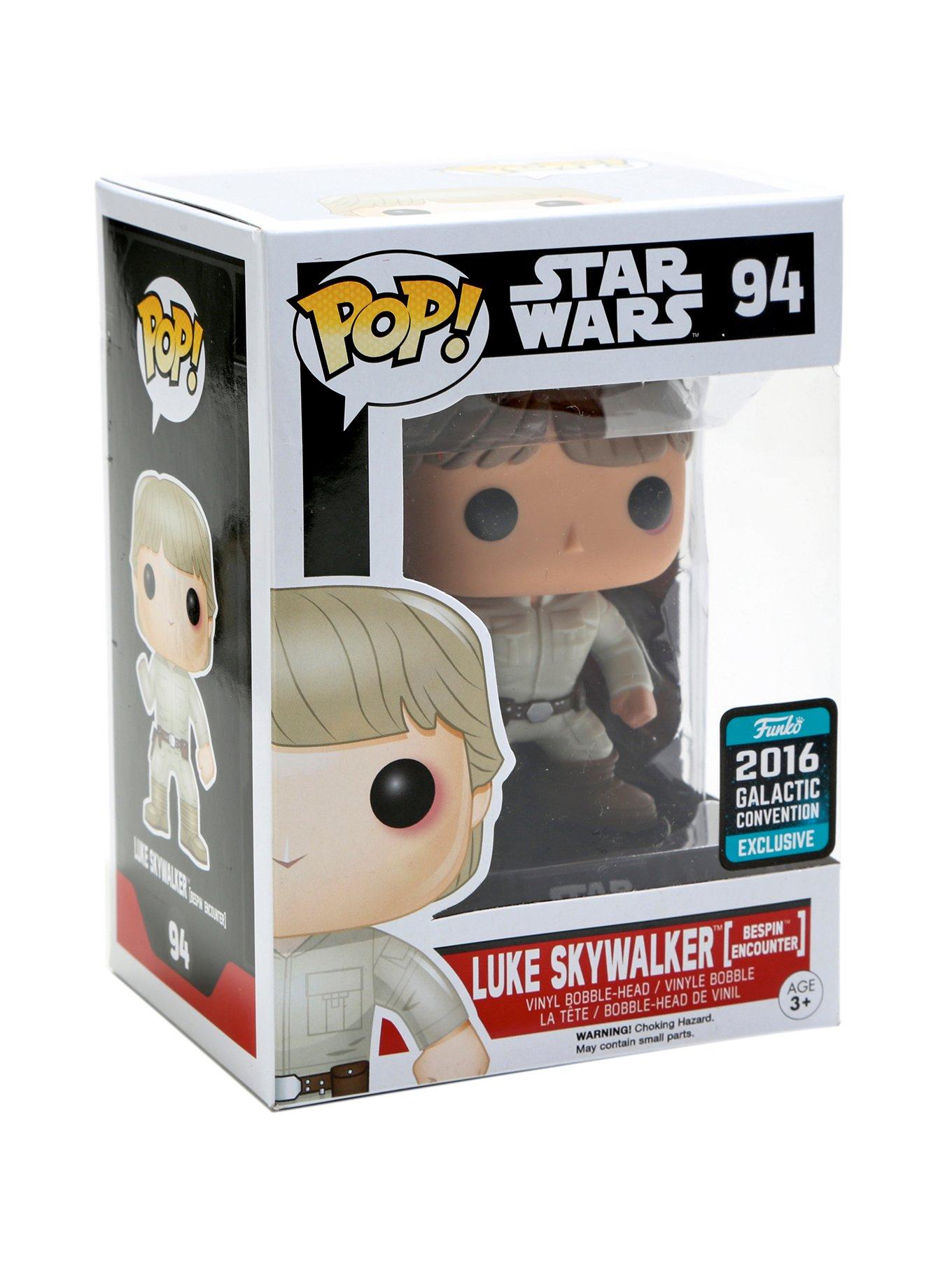 Funko Star Wars Pop! Luke (Bespin Encounter) Galactic Convention Exclusive Vinyl Hot Topic