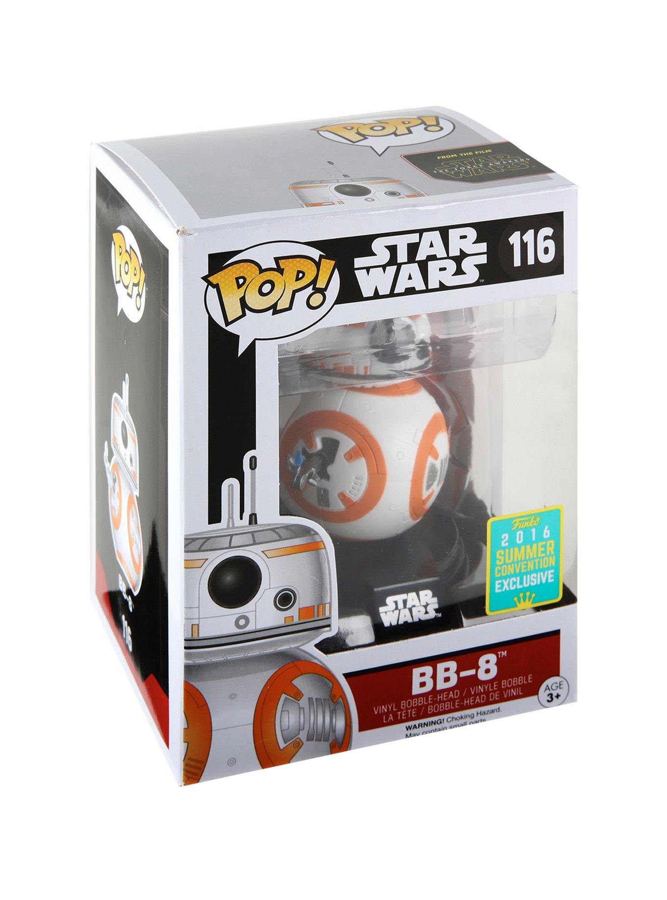 Funko Star Wars Pop! BB-8 (Thumbs Up) Vinyl Bobble-Head 2016 Summer Convention Exclusive, , hi-res