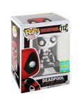 Funko Marvel Pop! Deadpool (White) Vinyl Bobble-Head 2016 San Diego Comic-Con Exclusive, , hi-res