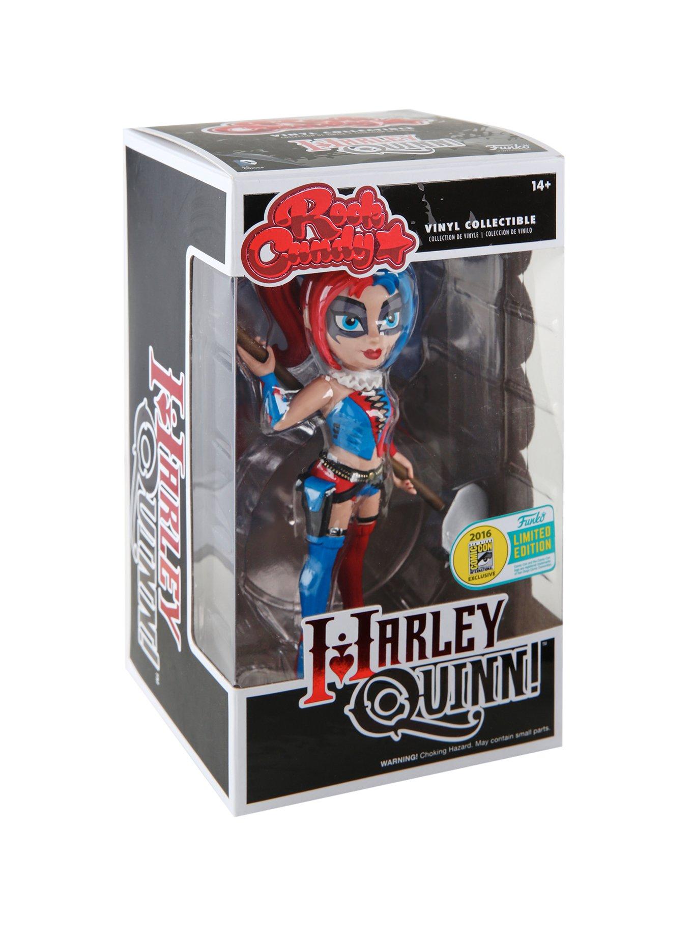 Funko DC Comics Rock Candy Harley Quinn Vinyl Figure 2016 Summer Convention Exclusive, , hi-res