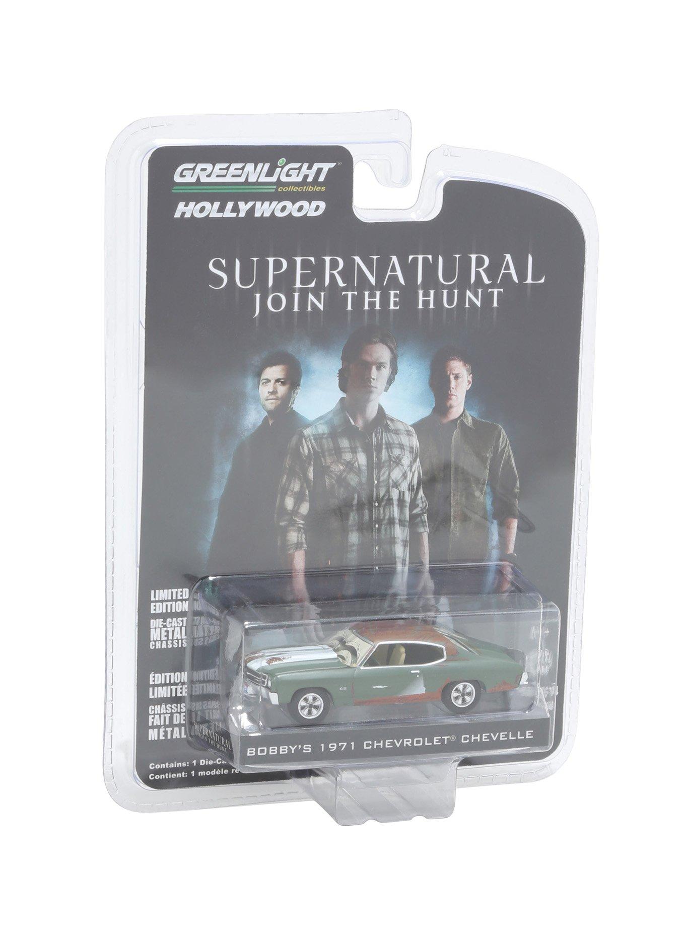 Greenlight Supernatural Bobby's 1971 Chevy Chevelle 1:64 Scale Collectible, , hi-res