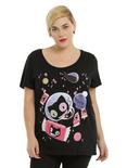Steven Universe Cookie Cat Girls T-Shirt Plus Size, BLACK, hi-res