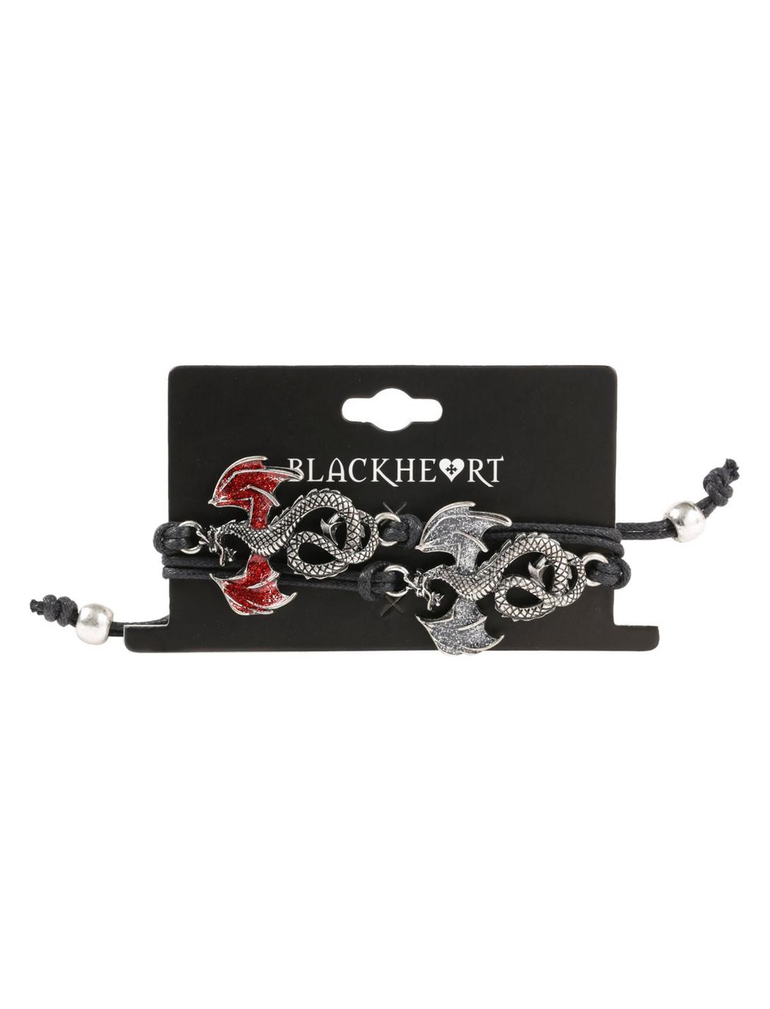 Glitter Dragon Cord Bracelet Set, , hi-res
