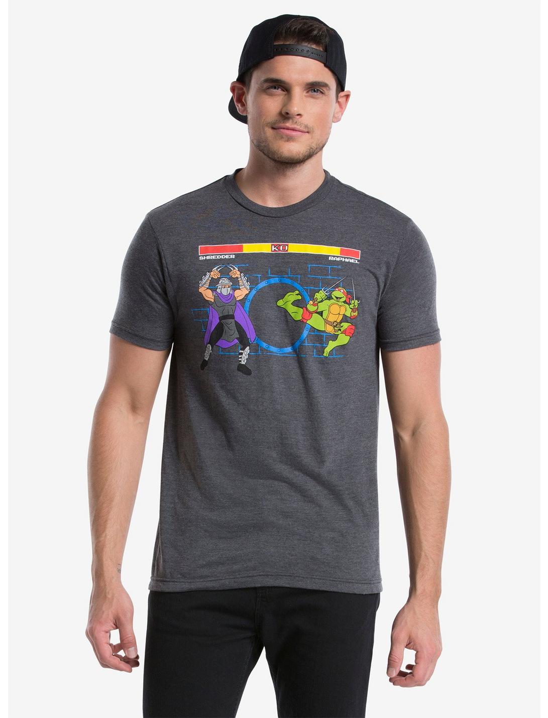 Teenage Mutant Ninja Turtles Shredder Vs Raphael Graphic T-Shirt, BLACK, hi-res