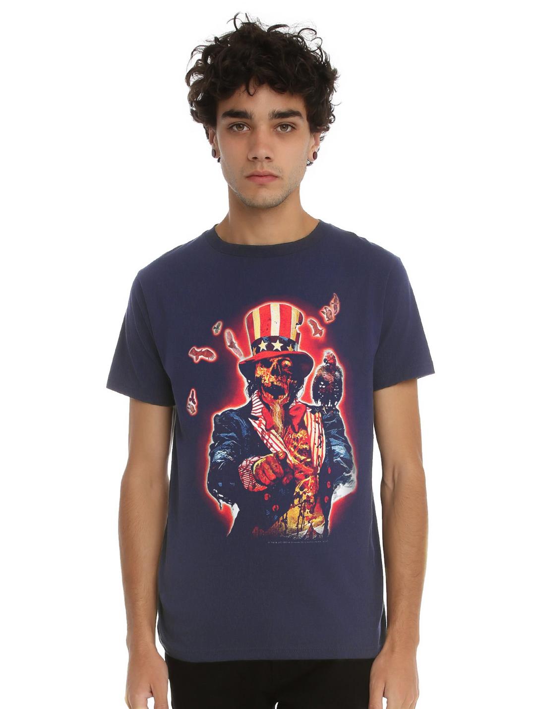 Raise The Dead #1 Cover Uncle Sam T-Shirt, BLACK, hi-res