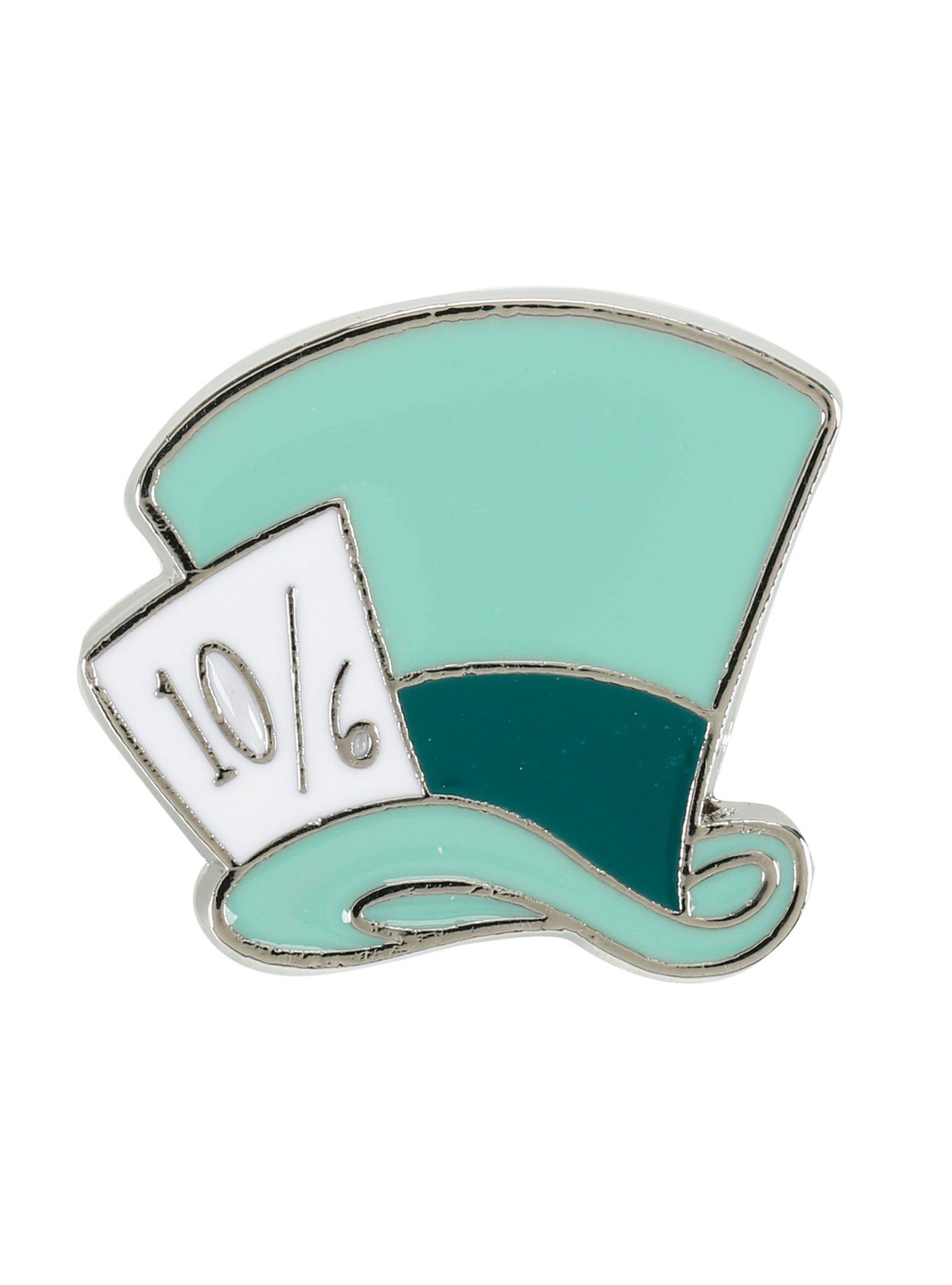 Loungefly Disney Alice In Wonderland Mad Hatter Hat Enamel Pin, , hi-res