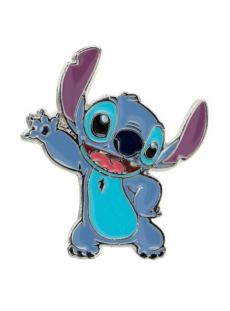 Disney Lilo & Stitch Waving Stitch Enamel Pin | Hot Topic