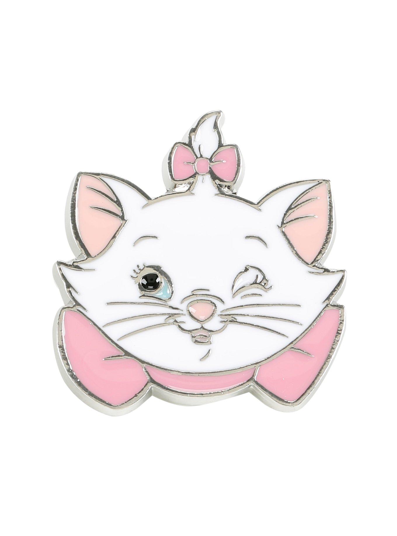 Disney The Aristocats Marie Winking Enamel Pin, , hi-res