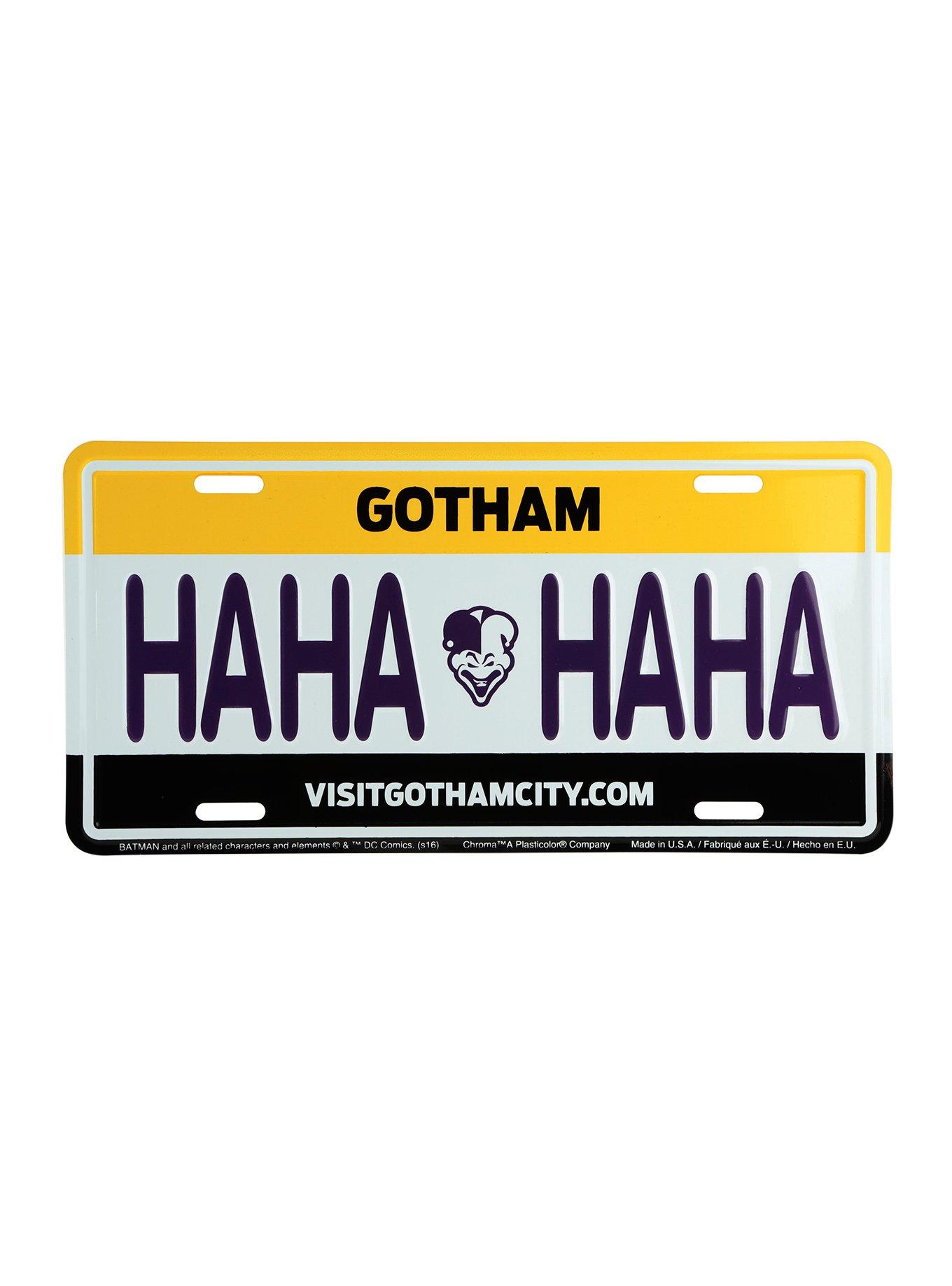 DC Comics Batman Gotham HAHA Car Tag, , hi-res