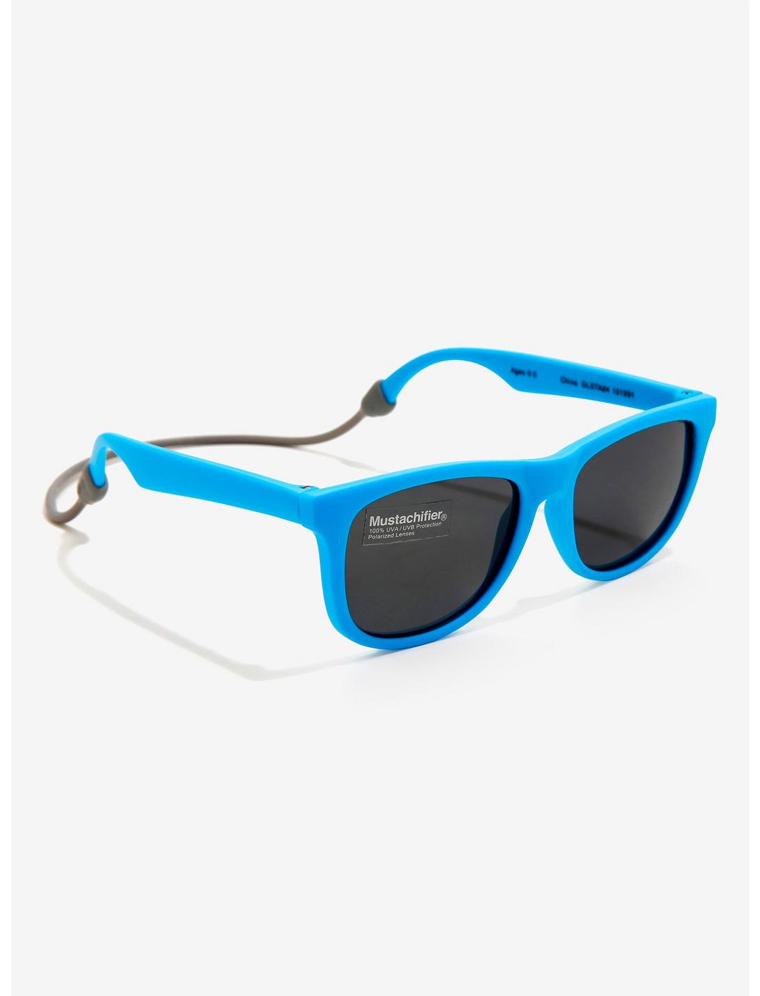 Mustachifier Baby Sunglasses In Blue, , hi-res