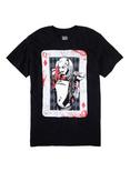 DC Comics Suicide Squad Harley Quinn Queen Of Diamonds T-Shirt, BLACK, hi-res